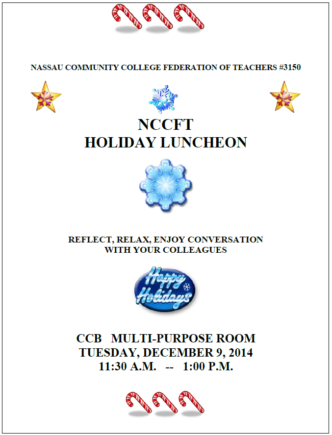 Fall Holiday Luncheon 2014